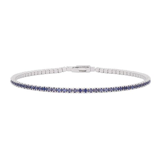 0045 Pulsera Rivière de plata para mujer