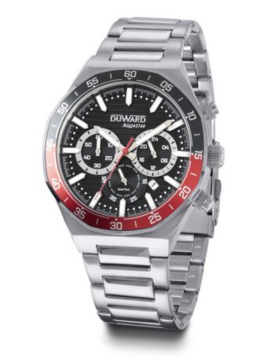 Reloj Duward de hombre AQUASTAR Imola Ref. D95532.02 caja y brazalete acero inoxidable 316L