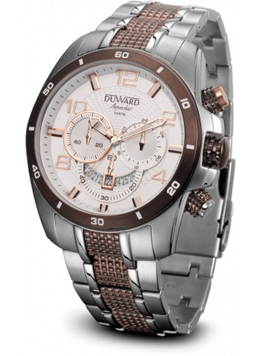 Reloj Duward  modelo AQUASTAR Racing de hombre D95500.61 correa bicolor