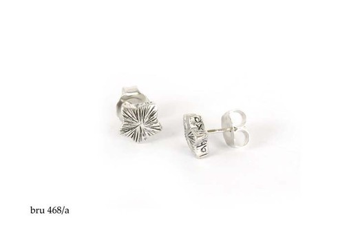 BRU468/a Pendientes la bruixeta plata estrella  colección Inspirada