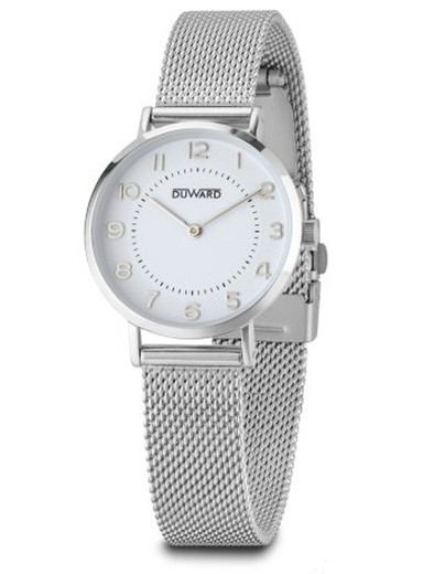 D25115.01 Reloj DUWARD de mujer con malla milanesa fino y elegante