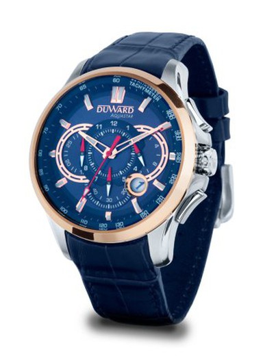 D85531.05 Reloj DUWARD de hombre colección AQUASTAR Silverstone diseño elegante con acabados deportivos