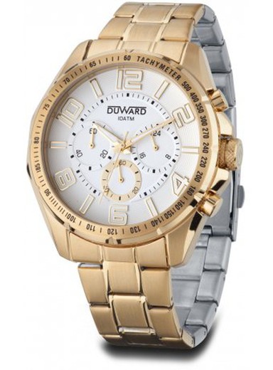 Reloj D95529.11 DUWARD de hombre acero bañado en oro SPORT Ice