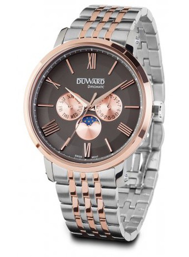 Reloj Duward hombre DIPLOMATIC Navarra D95708.86 acero bicolor 316L multifunción