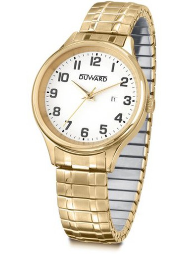 Reloj Duward mujer colección ELEGANCE Estaylis D25425.12 correa extensible calendario caja de acero inoxidable 316L con tratamiento IP