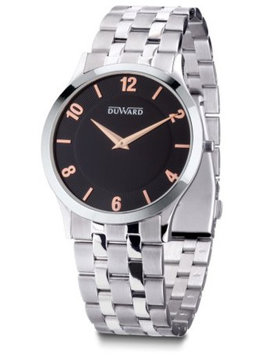 Reloj Duward de hombre colección ELEGANCE Mtindo Ref D95116.02 cristal acabado zafiro caja y correa de acero inoxidable 316L