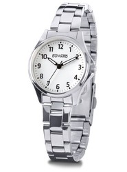 Reloj Duward mujer serie ELEGANCE Stivoll Ref D25341.01 de acero inoxidable 316L con esfera blanca muy limpia y nítida