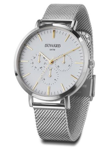 Reloj Duward hombre colección ELEGANCE Wotosogola Ref. D95709.01 acero inoxidable 316L con multifunción, water resistant 5 ATM