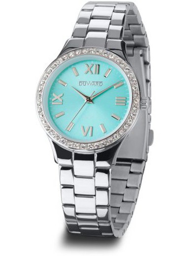 Reloj Duward mujer colección LADY Kona Ref D25348.03 esfera azul turquesa muy bonita y elegante