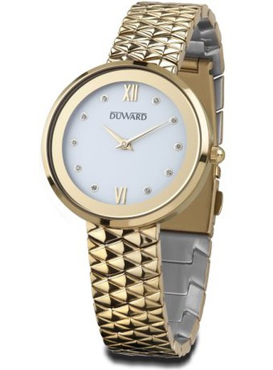 Reloj Duward de mujer colección LADY Moteris D25113.11 caja y brazalete en acero inoxidable 316L con tratamiento IP