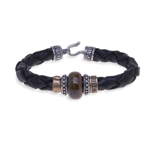 MB111X Pulsera Plata de Palo Man