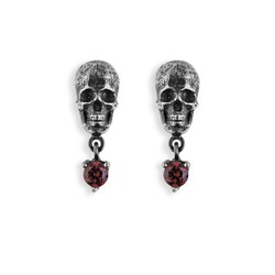 Pendientes Calavera Unisex PLATADEPALO CAE4B