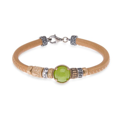 Pulsera Plata de Palo Peridoto WB283X