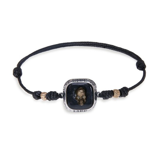 Pulsera SKULL Plata de Palo SB070A