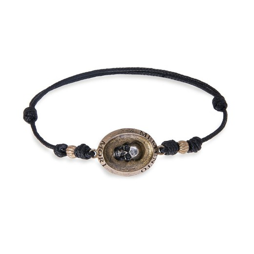 Pulsera Plata de Palo SKULL SB071B