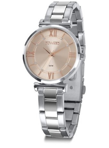 Reloj Duward  modelo LADY Mujer D25346.08 de acero inoxidable 316L, cristal zafiro, acuático a 5 ATM