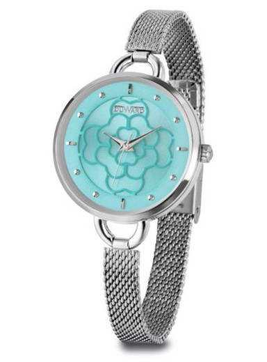 Reloj Duward mujer colección LADY Woman Ref. D25349.03 correa y caja acero inoxidable 316L con esfera azul cielo muy elegante