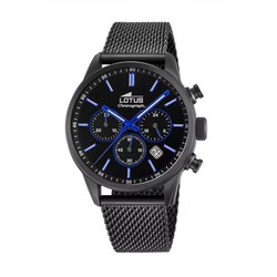 Reloj Lotus hombre Smartwatch correa negra acero inoxidable 316L 50047/1 -  Joyerías Sánchez