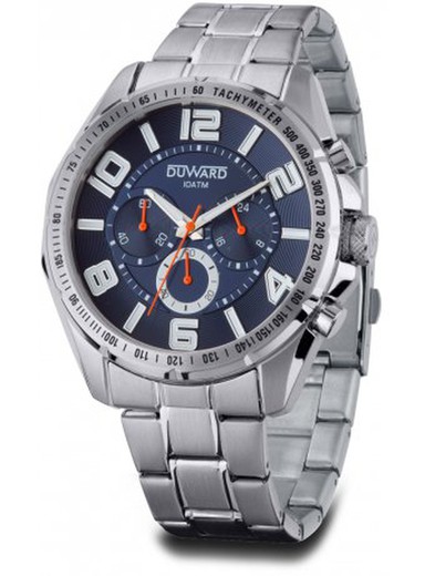 Reloj Duward hombre colección SPORT Ice D95529.05 azul correa acero 316L