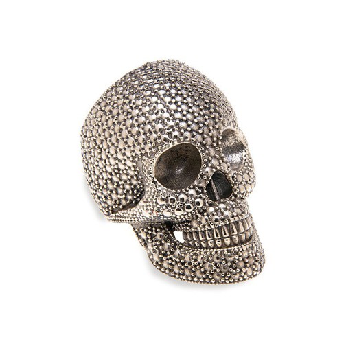 SR012B Anillo Plata de Palo de bronce colección Skull