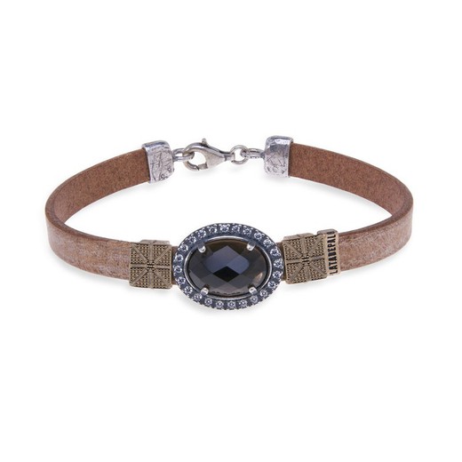 WB215X Pulsera Plata de Palo para mujer