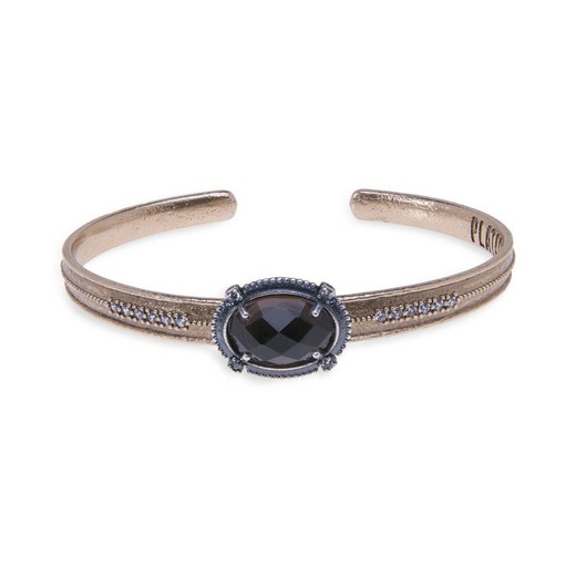 WB218X Pulsera Plata de Palo Cuarzo de mujer elegante