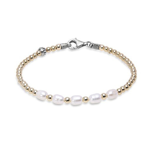 WB392X Pulsera Plata de Palo colección Aiya de perlas para mujer