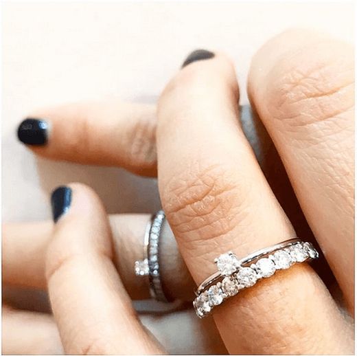 Anillos de compromiso con brillantes