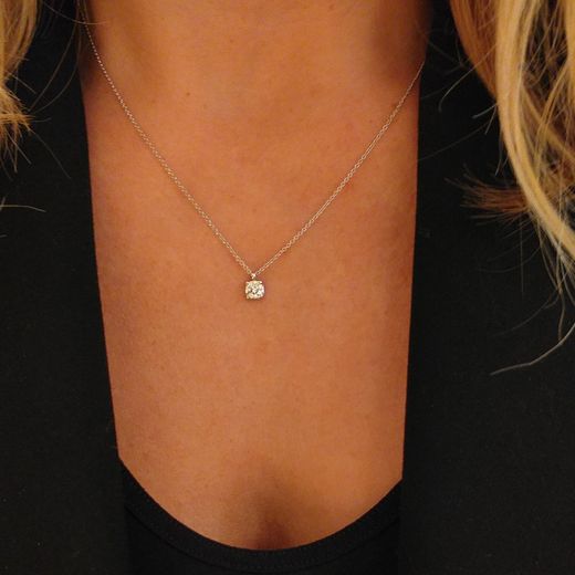 Colgantes oro de ley con diamantes