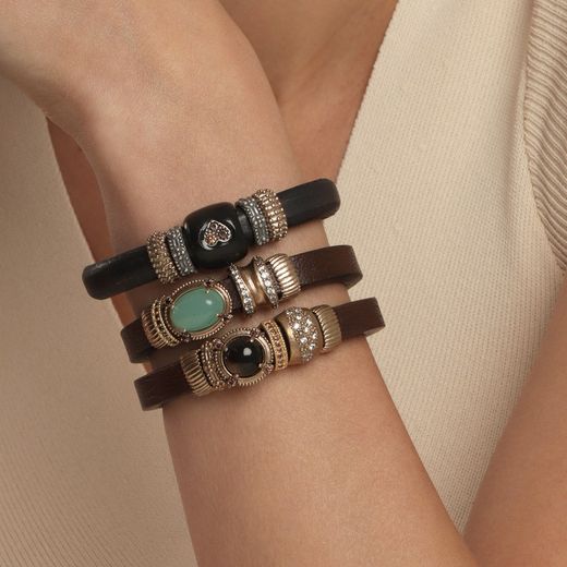 Pulseras Plata de Palo piedras colores