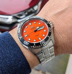 Reloj Orient hombre 147-FAA02006M9 automático resistente al agua 20 bar
