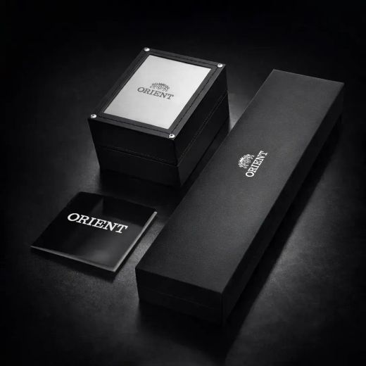 147-FERAL006W0 Reloj Orient automático de hombre caja rectangular calendario sumergible 100 metros (10atm)