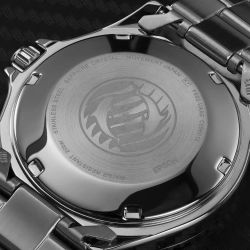 Reloj Orient de hombre automático 147-RA-AA0002L39B esfera azul elegante acuático 200 metros cristal zafiro