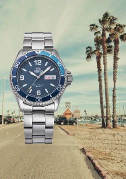 Reloj Orient de hombre mecánico 147-RA-AA0818L39B sport cristal zafiro 200 metros