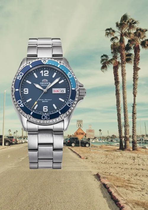 Reloj Orient de hombre mecánico 147-RA-AA0818L39B sport cristal zafiro 200 metros