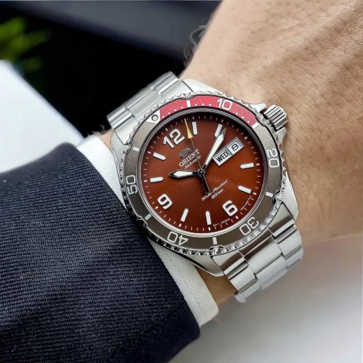 Reloj Orient hombre automático 147-RA-AA0820R19B water resistant 200 metros cristal zafiro