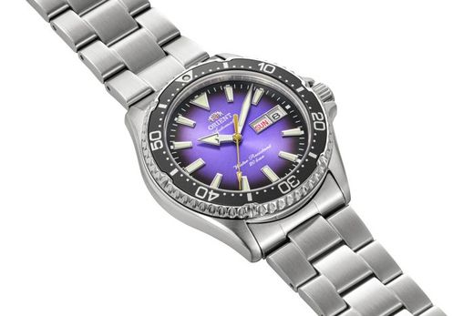147-RA-AA0827V39B Reloj Orient automático de hombre MAKO KAMASU – esfera degradado púrpura: color de temporada (lanzamiento limitado) sumergible 200 metros (20 atm)