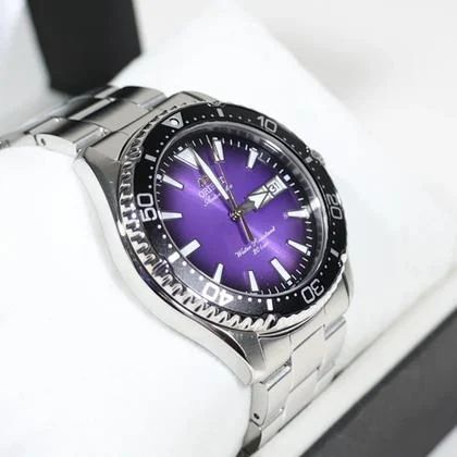 147-RA-AA0827V39B Reloj Orient automático de hombre MAKO KAMASU – esfera degradado púrpura: color de temporada (lanzamiento limitado) sumergible 200 metros (20 atm)
