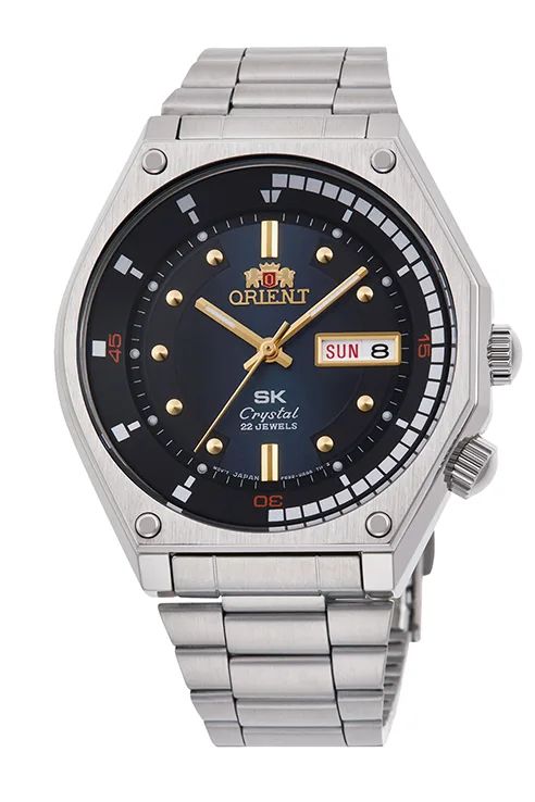 Reloj Orient de hombre mecánico 147-RA-AA0B03L39B esfera color azul-negro degradado
