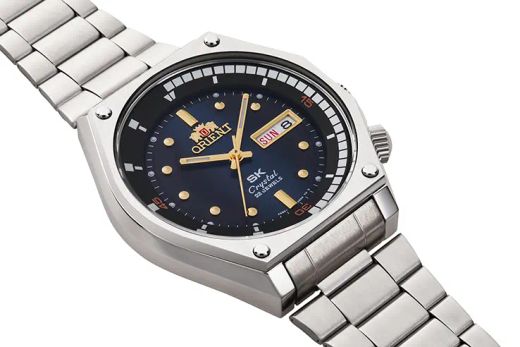Reloj Orient de hombre mecánico 147-RA-AA0B03L39B esfera color azul-negro degradado