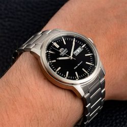 Reloj Orient de hombre automático 147-RA-AA0C01B39B esfera negra muy nítida