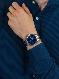 Reloj Orient de hombre automático 147-RA-AA0C02L39B esfera azul sumergible 50 metros