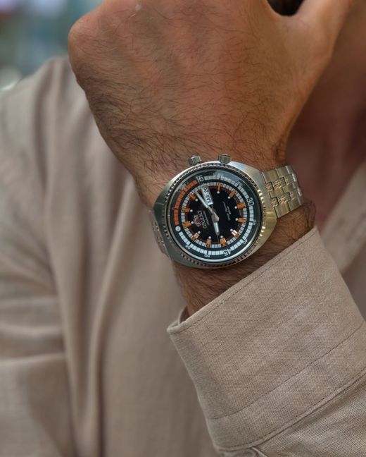 147-RA-AA0E05B19B Reloj Orient hombre automático acero inoxidable 316L sumergible 200 metros (20 atm)