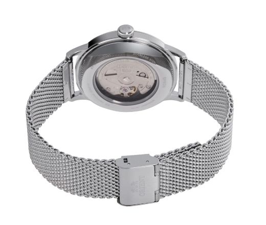 Reloj Orient de hombre automático 147-RA-AC0020G10B pulsera de malla esterilla o milanesa