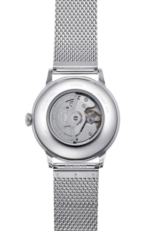 Reloj Orient de hombre automático 147-RA-AC0020G10B pulsera de malla esterilla o milanesa