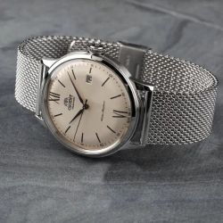 Reloj Orient de hombre automático 147-RA-AC0020G10B pulsera de malla esterilla o milanesa