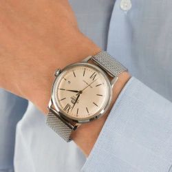 Reloj Orient de hombre automático 147-RA-AC0020G10B pulsera de malla esterilla o milanesa