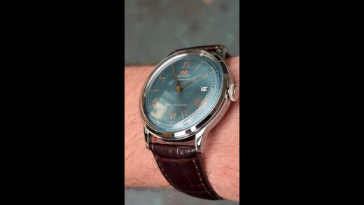 Reloj Orient de hombre automático 147-RA-AC0023E30B esfera verde