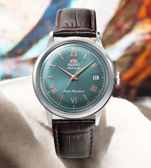 Reloj Orient de hombre automático 147-RA-AC0023E30B esfera verde