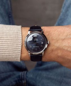 Reloj Orient hombre movimiento automático 147-RA-AC0024L30B esfera negra